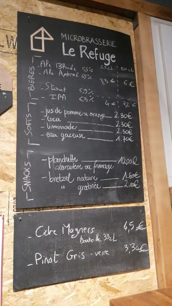 Menu_Brasserie Le Refuge_Haguenau_image_1