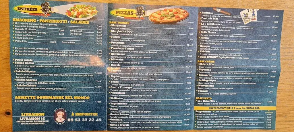 Menu_Pizzeria Bel Mondo Herserange_Herserange_image_1