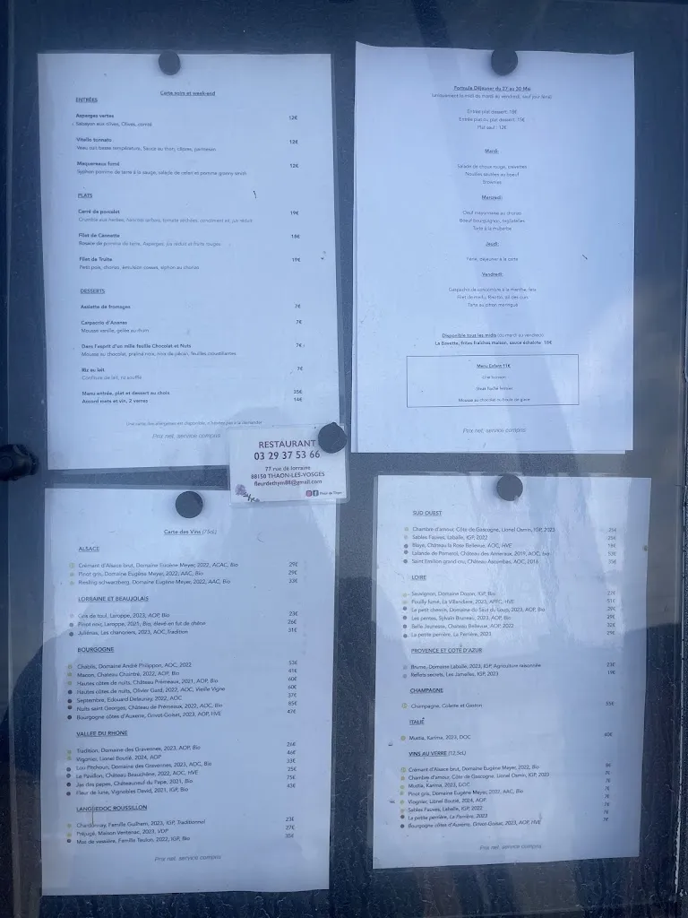Menu_Fleur de Thym_Thaon-les-Vosges_immagine_2