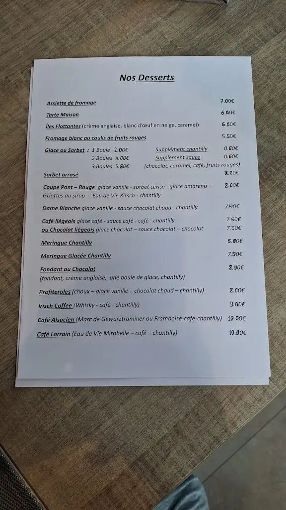 Menu_Restaurant-Bar Au Pont Rouge_Husseren-Wesserling_image_2