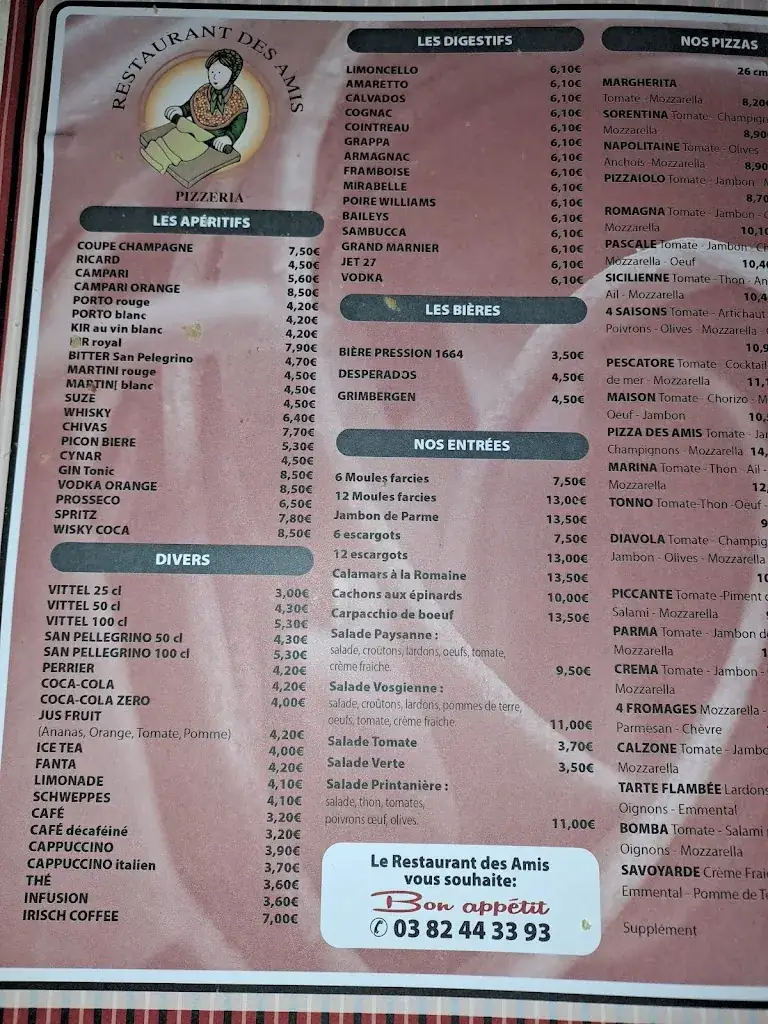 Menu_Restaurant des amis_Hussigny-Godbrange_image_1