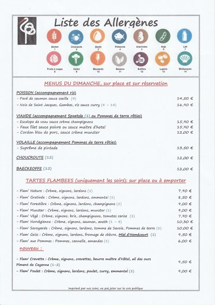 Menu_Chez Alain l'Alsacien_Homécourt_image_4