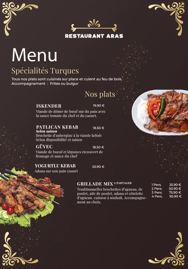Menu_RESTAURANT ARAS_Horbourg-Wihr_image_1
