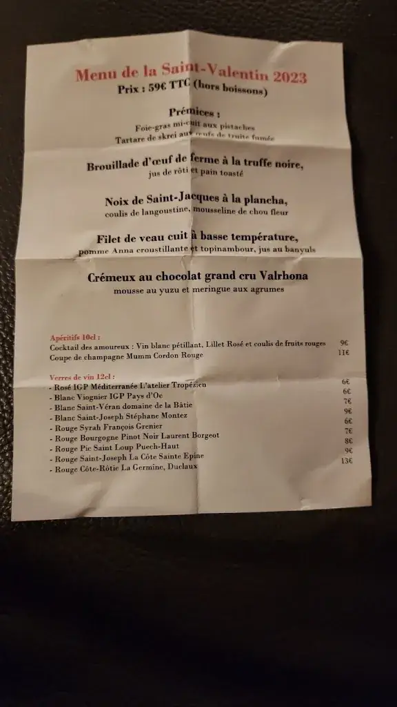 Menu_Le Bistro du Château_Tour-de-Salvagny_immagine_4