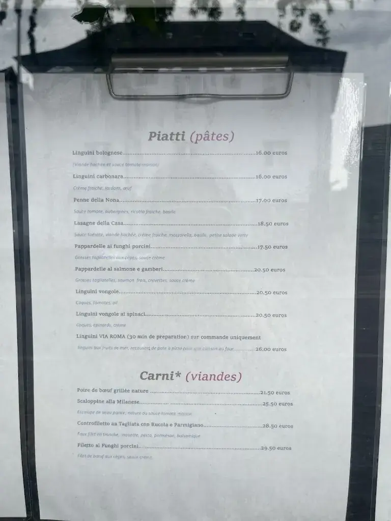 Menu_Via Roma Colmar_Colmar_image_1