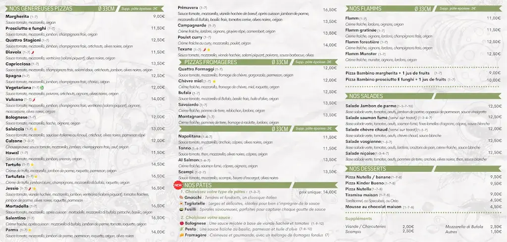 Menu_Pizzeria Ciao Bella Hettange_Hettange-Grande_image_1