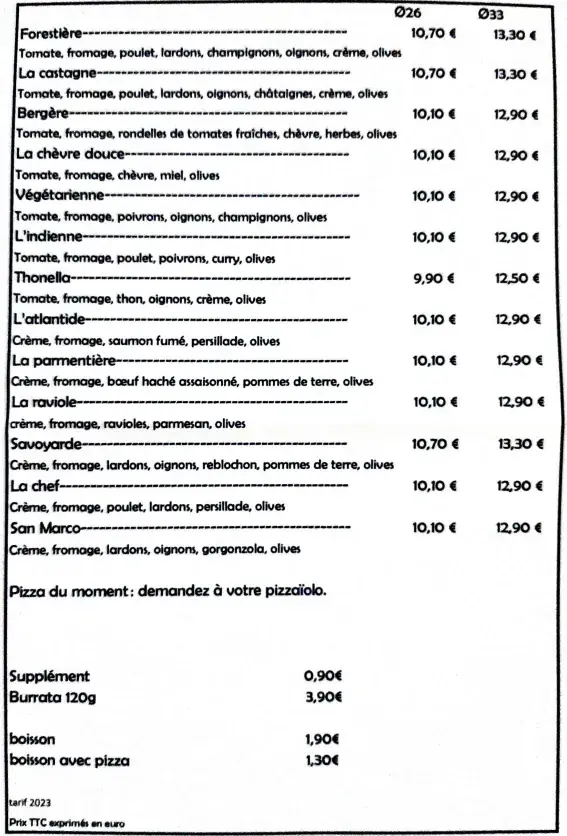 Menü_Le Manhattan_Charbonnières-les-Bains_Bild_2