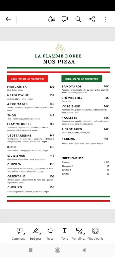 Menu_La flamme dorée_Jarville-la-Malgrange_image_1