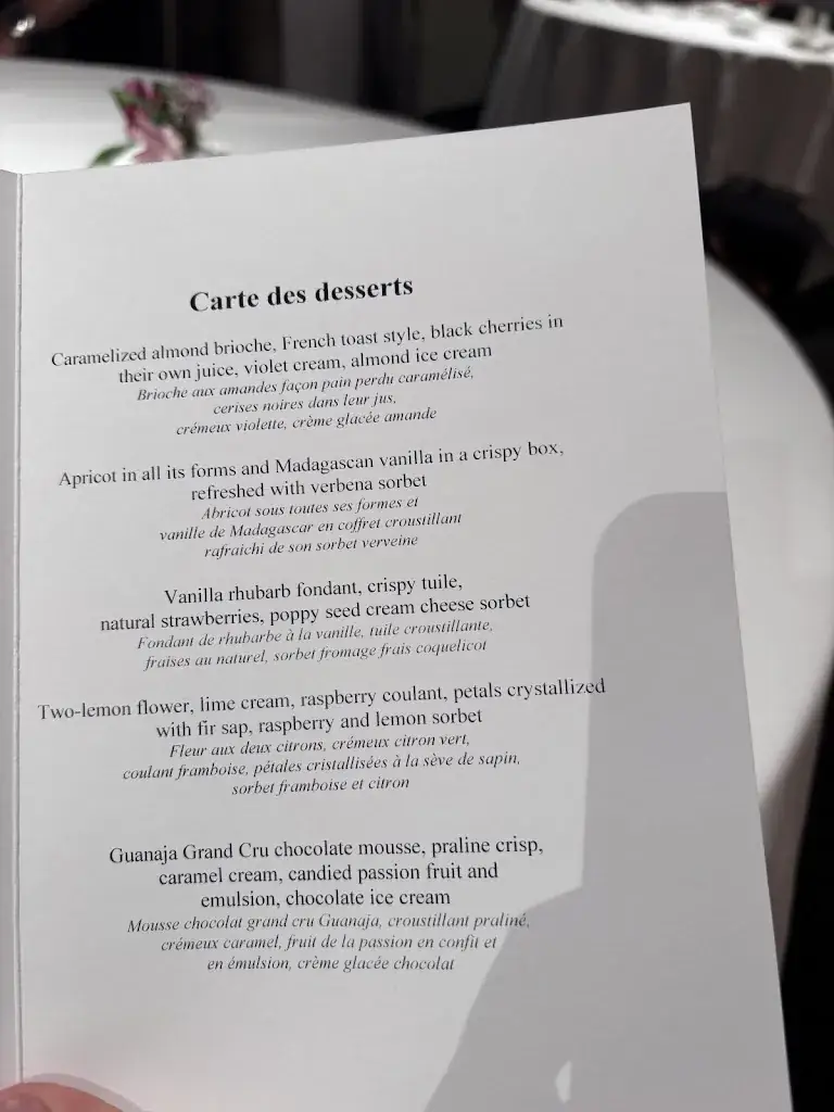 Menü_Restaurant Guy Lassausaie_Chasselay_Bild_2