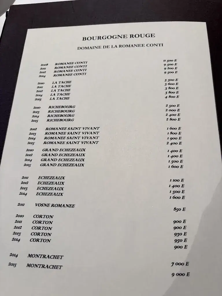 Menü_Restaurant Guy Lassausaie_Chasselay_Bild_3