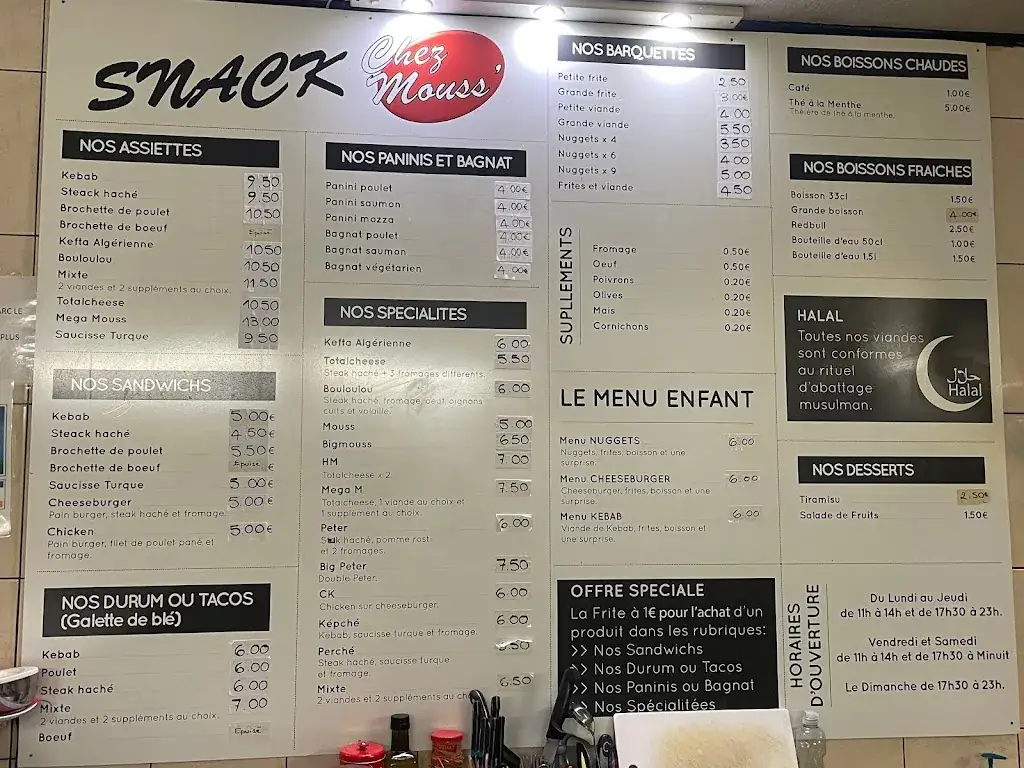 Menü_Snack chez Mouss_Jœuf_Bild_1