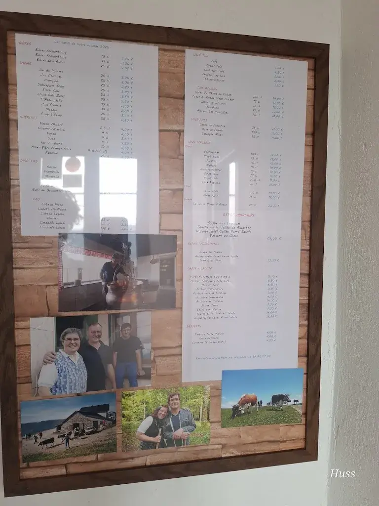 Menu_Ferme Auberge du Huss_Kruth_image_1