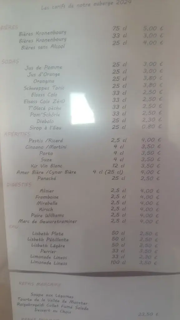 Menu_Ferme Auberge du Huss_Kruth_image_4