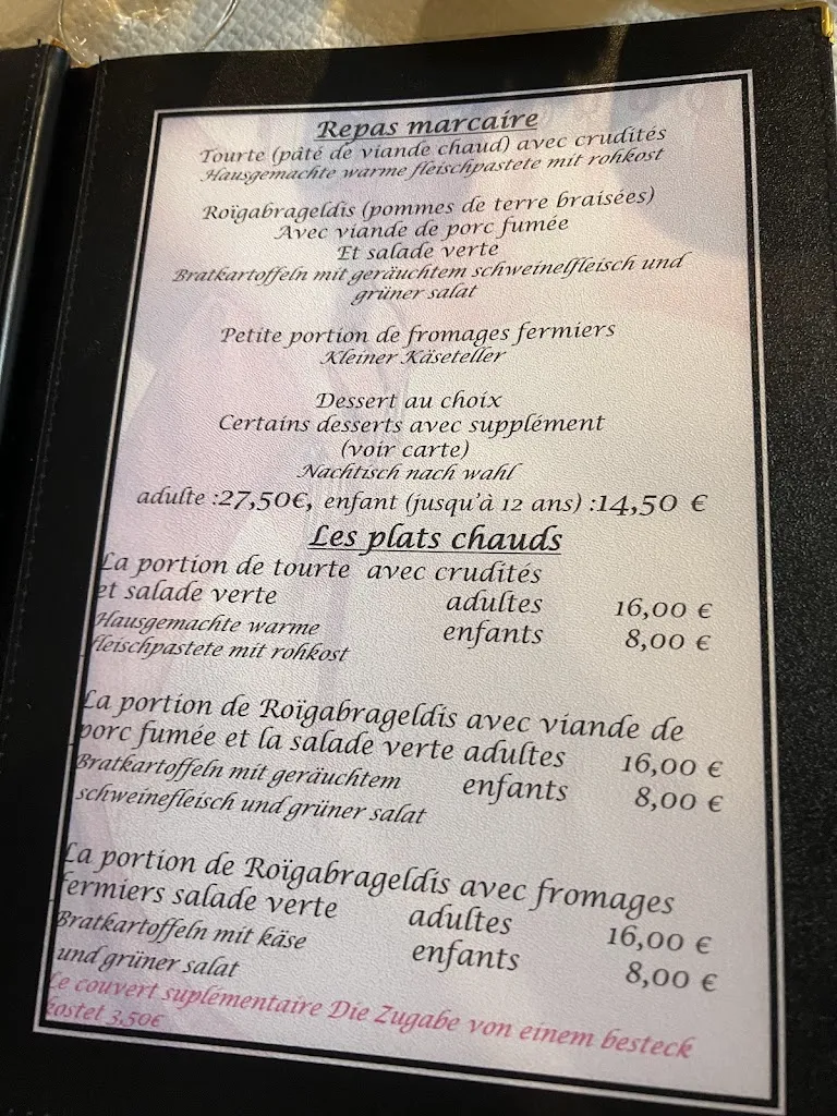 Menu_Ferme Auberge du Treh_Markstein_image_1