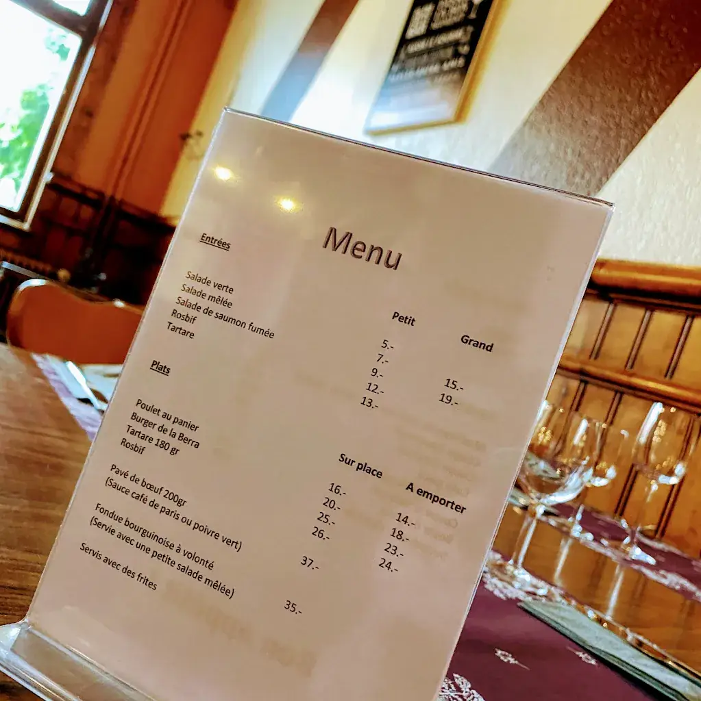 Menu_Restaurant de la Berra_Val-de-Charmey_image_1