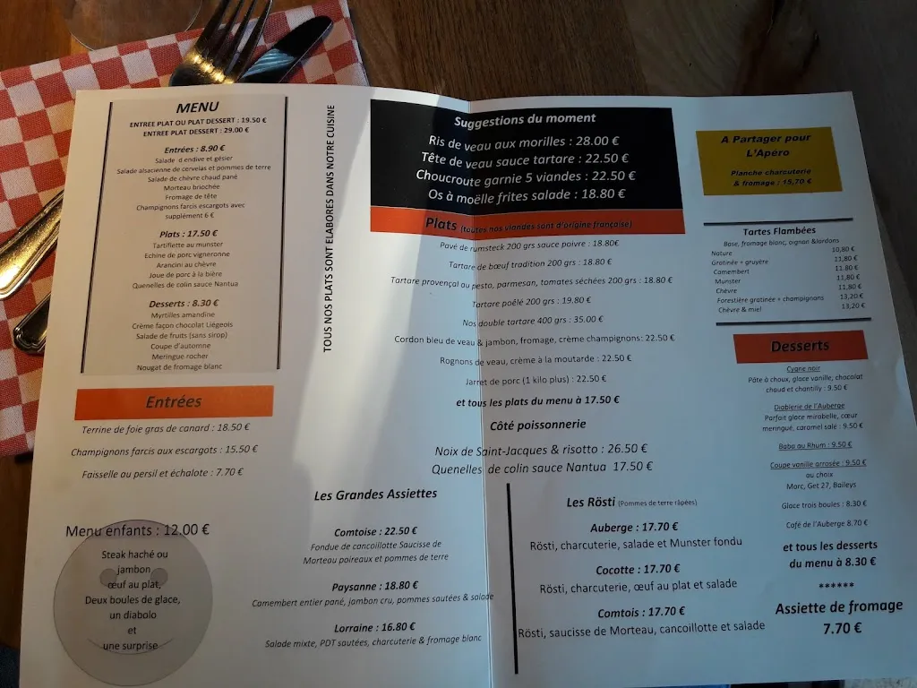 Menü_L'Auberge_Laxou_Bild_2