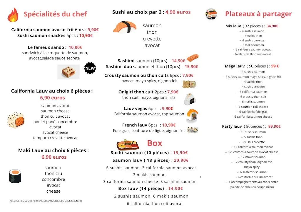 Menu_Sushi Lauv KINGERSHEIM_Kingersheim_image_1