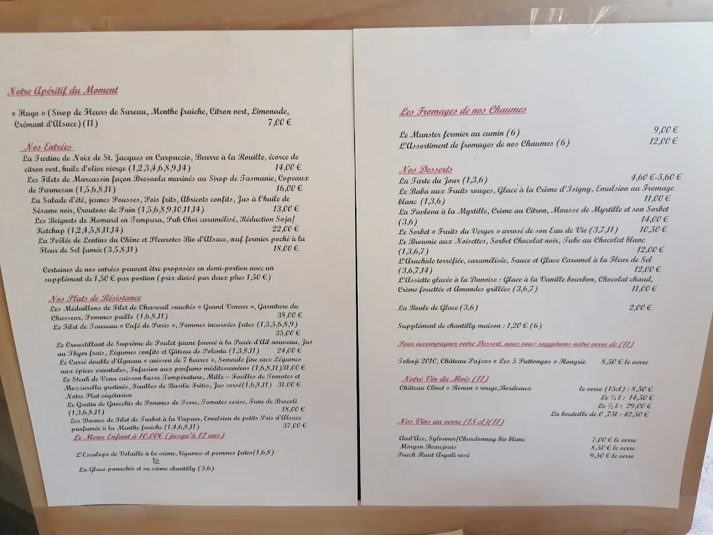 Menu_Auberge de montagne Boenlesgrab_Wasserbourg_image_3