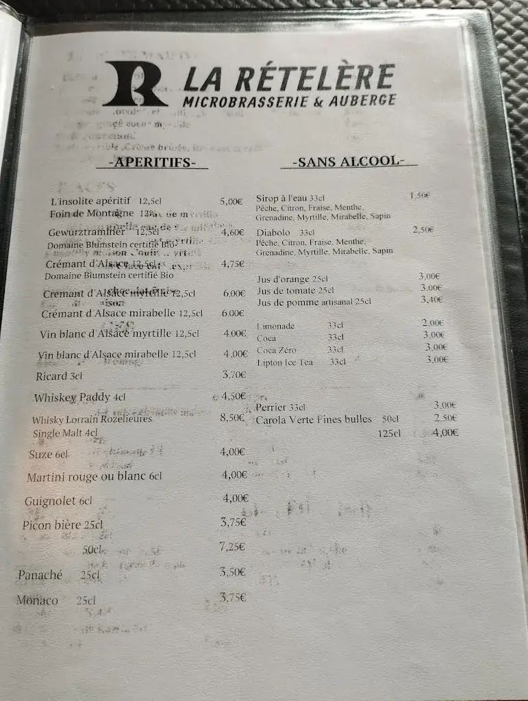 Menu_Microbrasserie La Rételère_Bresse_image_1