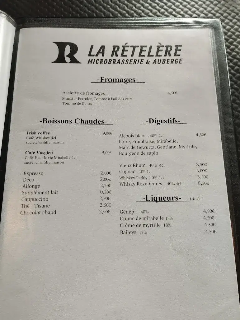 Menu_Microbrasserie La Rételère_Bresse_image_2