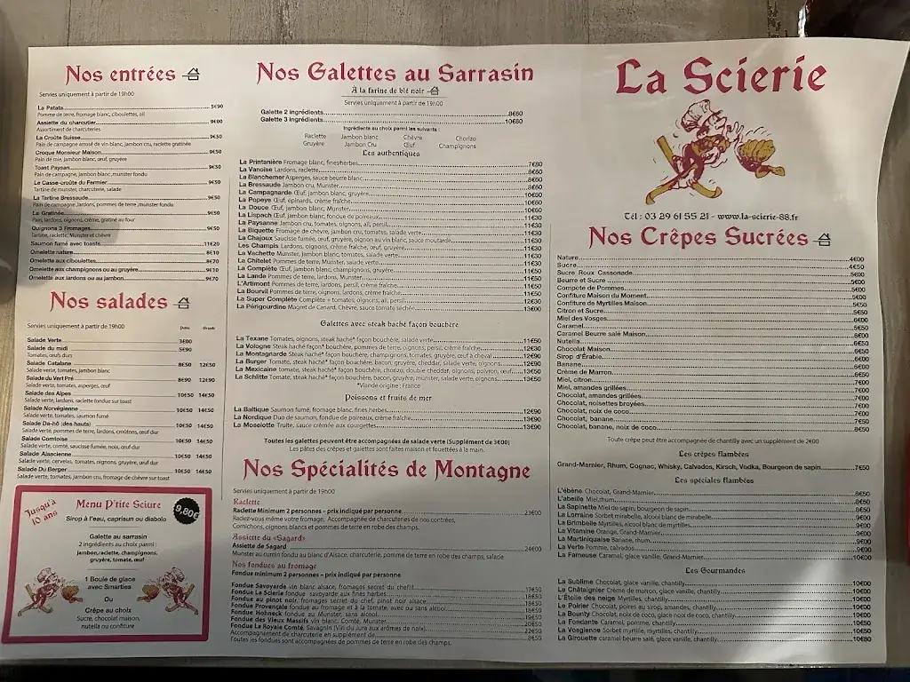 Menu_La Scierie crêperie restaurant La Bresse_Bresse_image_4