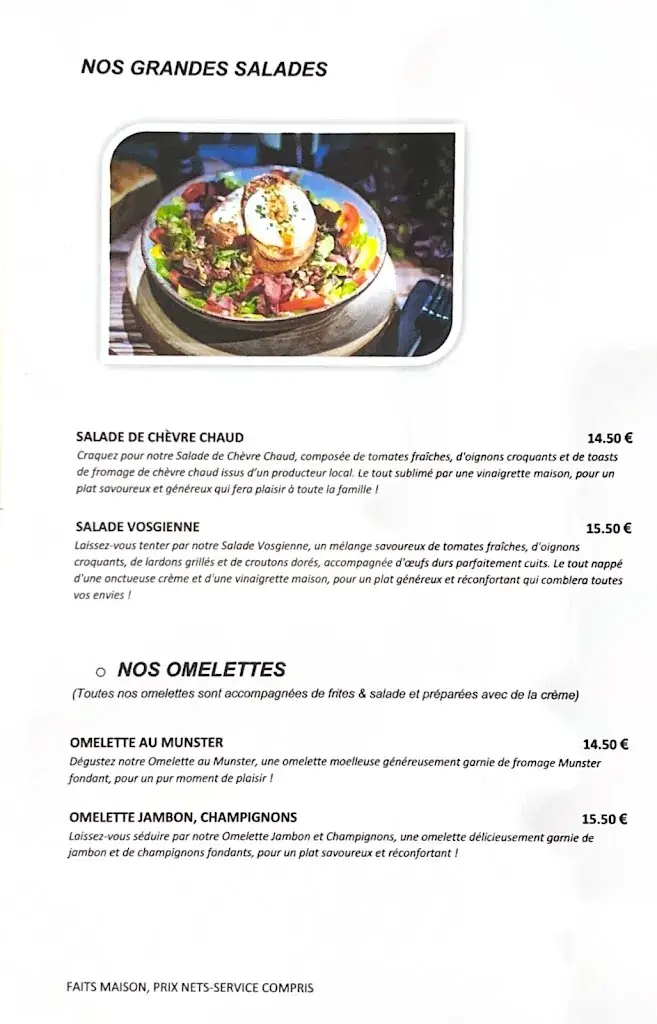 Menu_Restaurant Familial La Passerelle La Bresse Vosges_Bresse_image_1