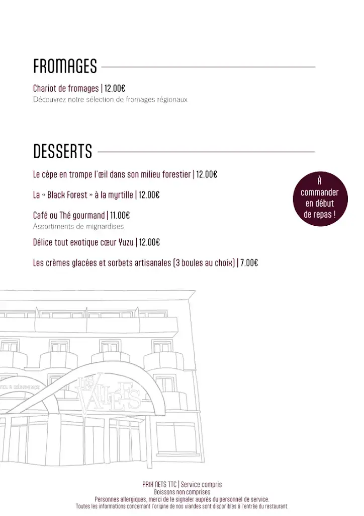 Menu_Restaurant Le Diamant_Bresse_immagine_2