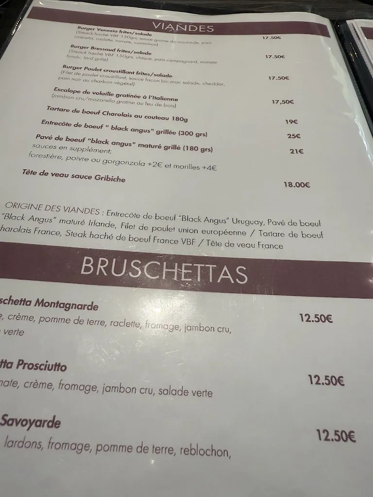 Menu_LA VENEZIA restaurant - pizzeria_Bresse_image_4