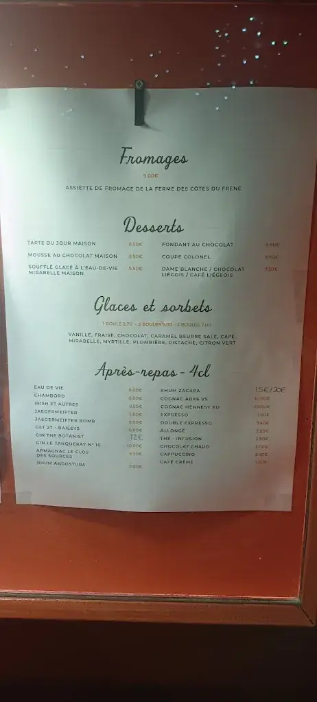 Menu_Auberge du Pont Jean D'Zoure_Bresse_image_3