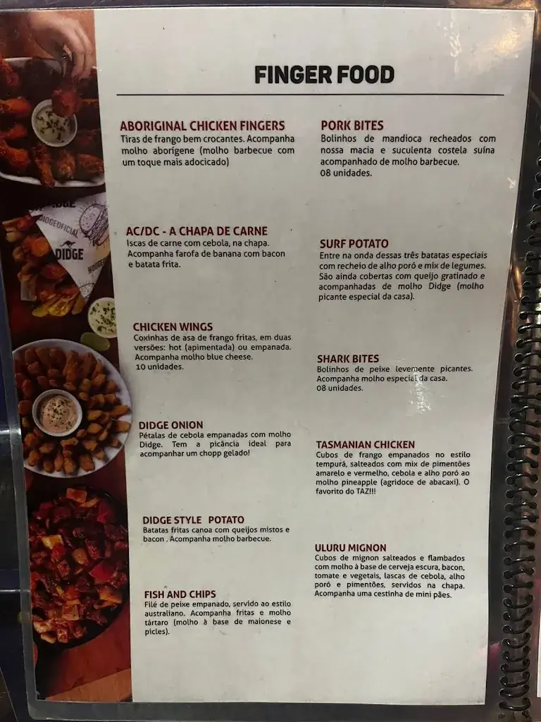 Menu_Restaurante Didge Steakhouse Pub - Joinville_Brazil_image_1