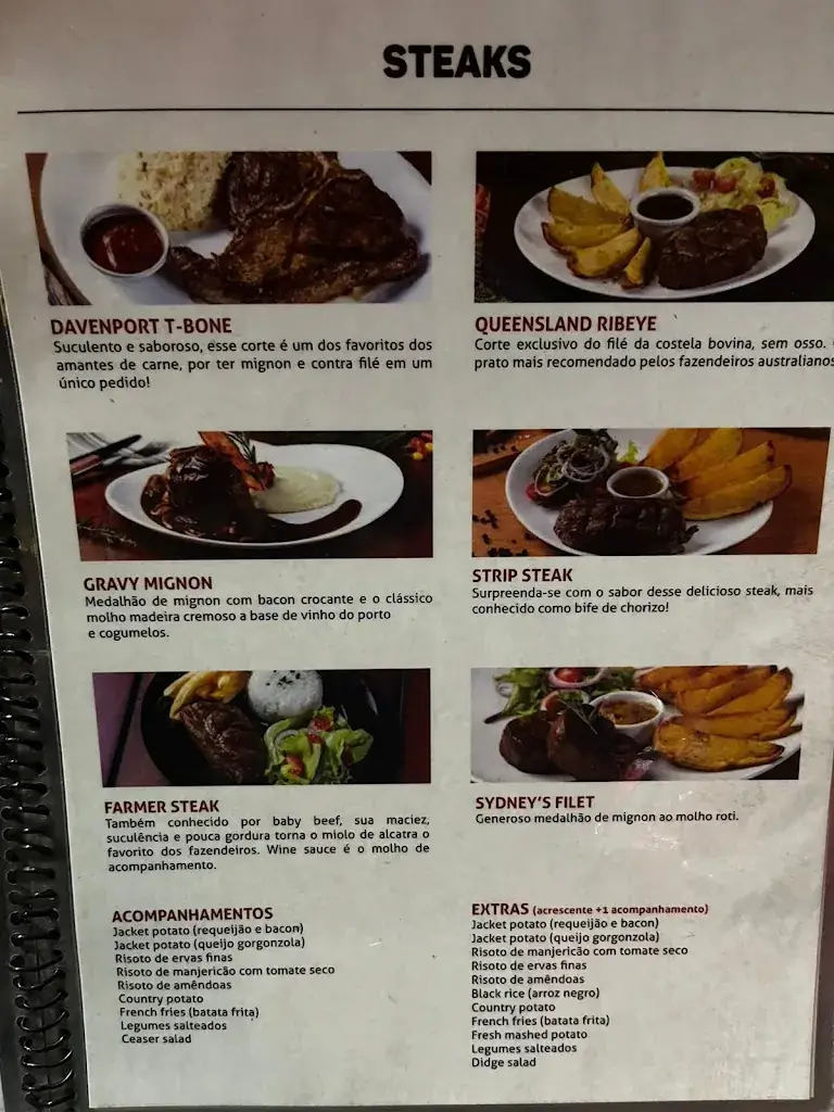 Menu_Restaurante Didge Steakhouse Pub - Joinville_Brazil_image_3