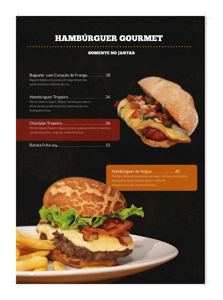 Menu_Restaurante e Churrascaria Poial Tropeiro._Brazil_image_4