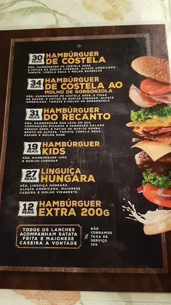 Menu_Recanto do Osmar_Brazil_image_2