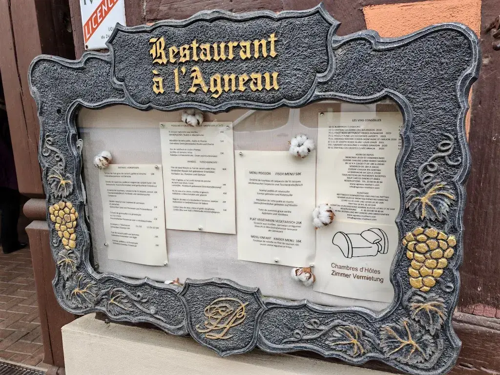Menu_Restaurant A l'Agneau_Mothern_image_1