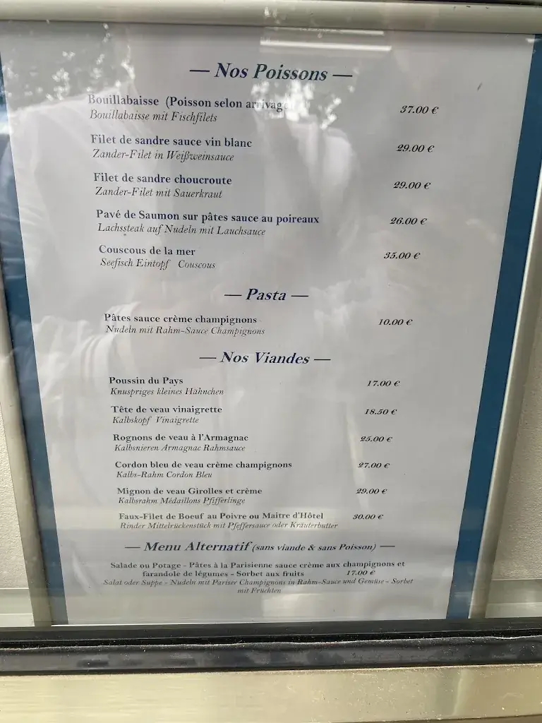 Menu_Restaurant Au Bord du Rhin_Lauterbourg_image_1