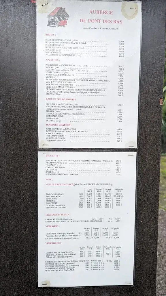 Menu_Auberge du Pont des Bas_Broque_image_1