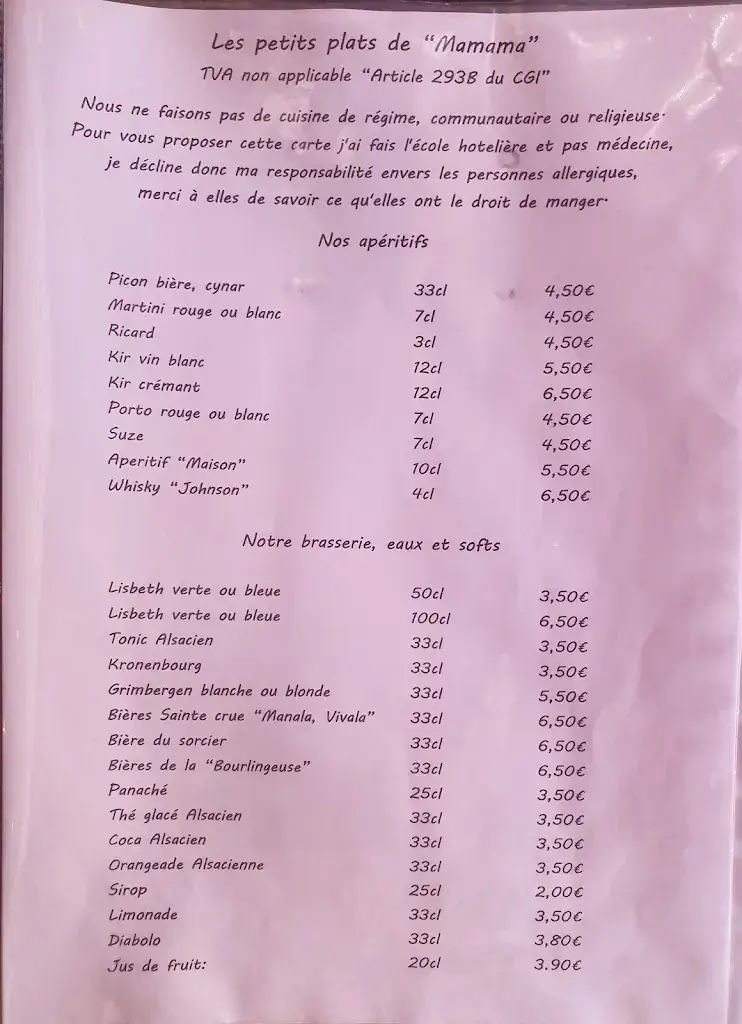 Menu_Les petits plats de 