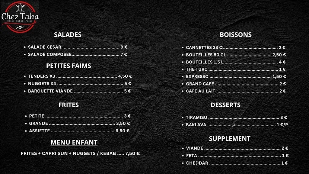 Menu_Chez Taha_Schirmeck_image_1