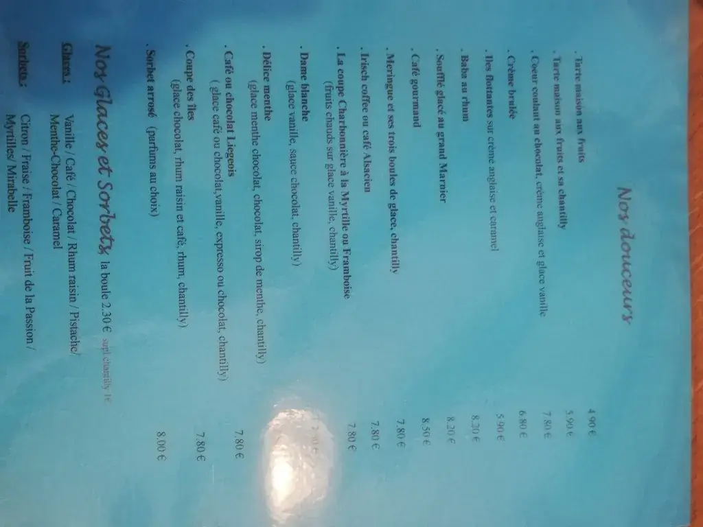 Menu_Auberge de la Charbonnière_Bellefosse_image_3