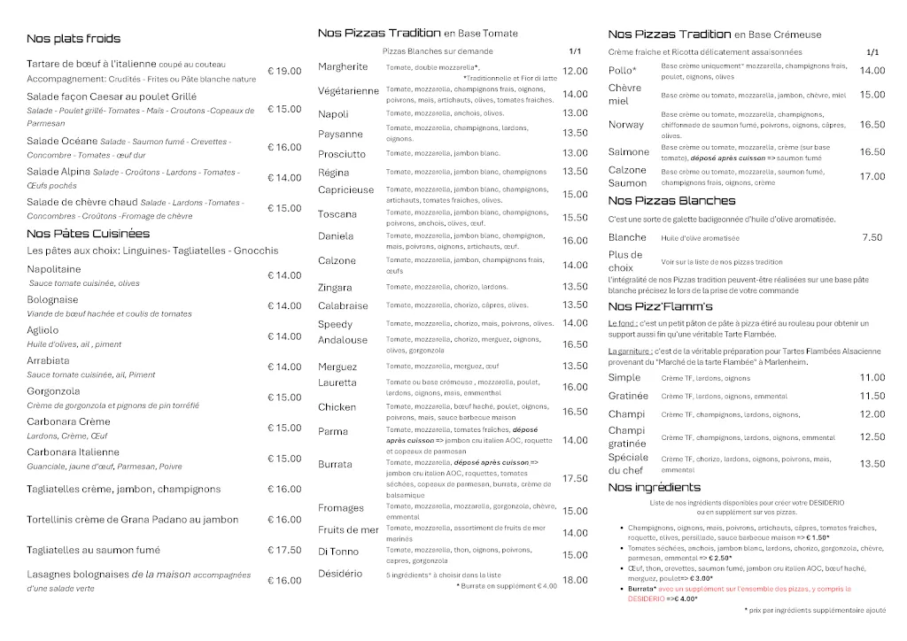 Menu_Restaurant - Pizzeria 