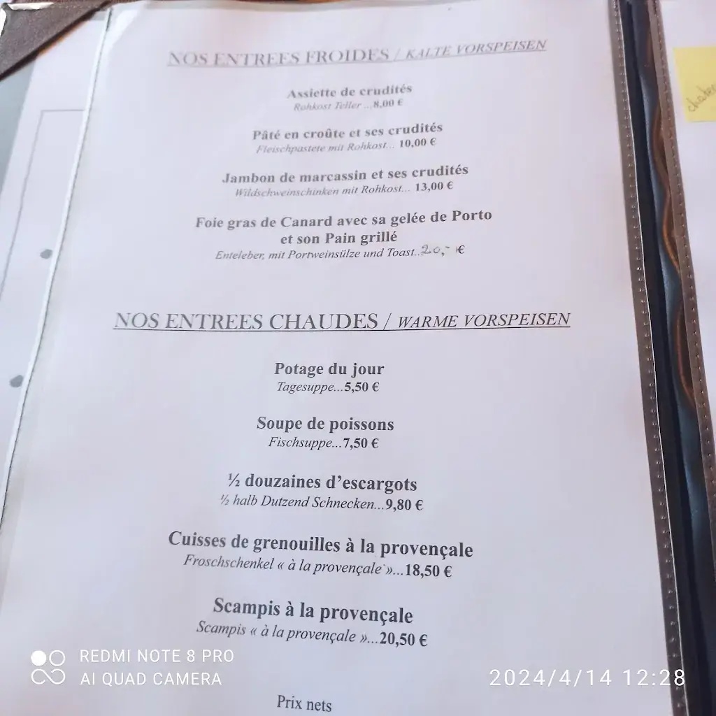 Menu_Restaurant A l'Arbre Vert_Lembach_image_1