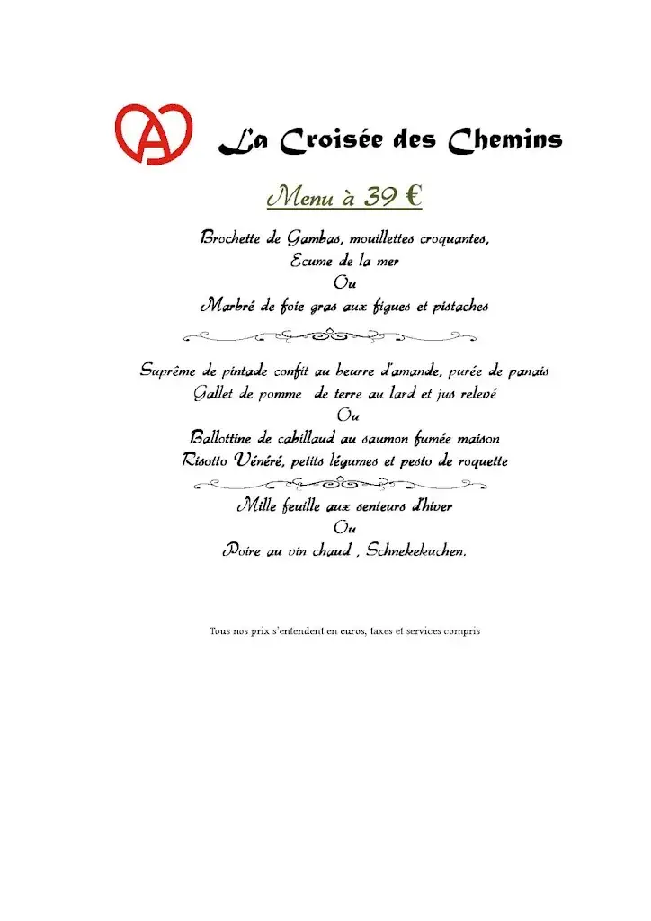 Menu_La Croisée des Chemins_Fegersheim_image_3