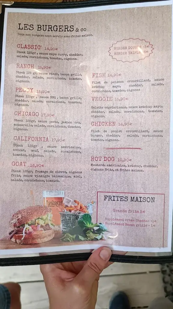 Menu_La Baraque_Châteauneuf-du-Rhône_image_1