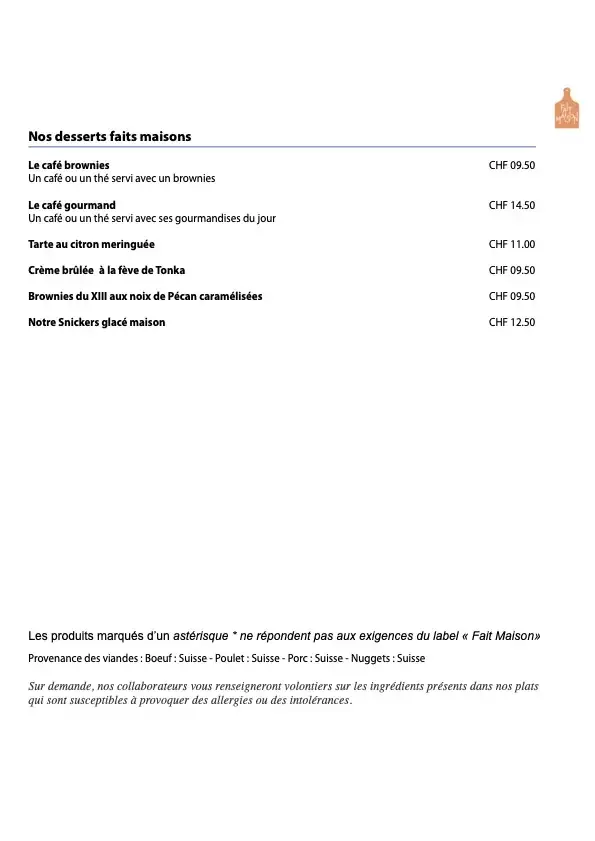 Menu_Le Blue Buns - Lumen - Burgers, Tartares & Entrecôte Café de Paris Boubier à Renens Crissier_Crissier_image_3