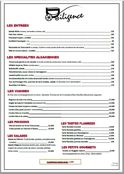 Menu_La Diligence_Lingolsheim_image_2