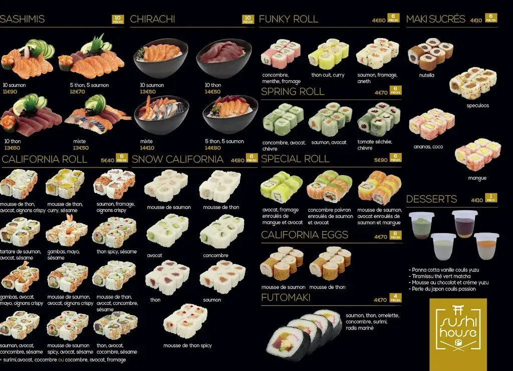 Menu_SUSHI HOUSE - LINGOLSHEIM - STRASBOURG_Lingolsheim_immagine_4
