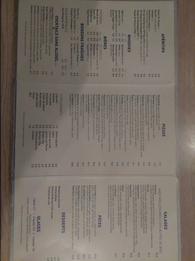 Menu_La Fattoria_Châtillon_image_2