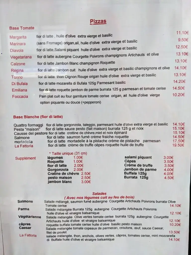 Menu_La Fattoria_Châtillon_image_4