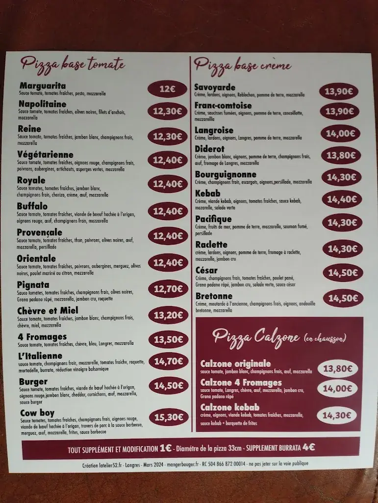 Menu_La Pignata_Langres_image_1