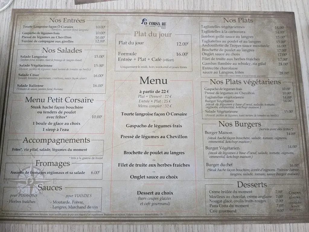 Menu_Ô CORSAIRE_Peigney_image_1